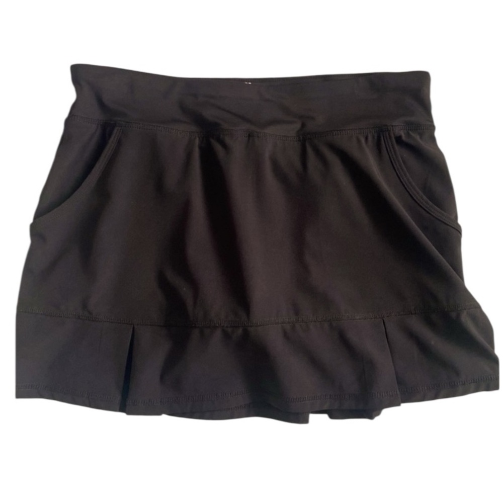 KYODAN black short workout skort skirt size small NWT